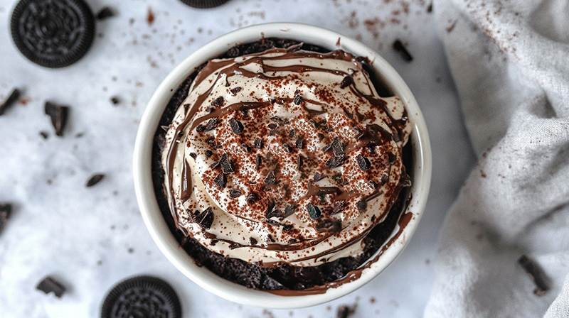 TikTok Microwave Oreo Mug Cake 4