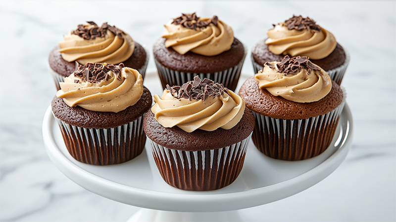 Choco Cupcakes with Cream 15
