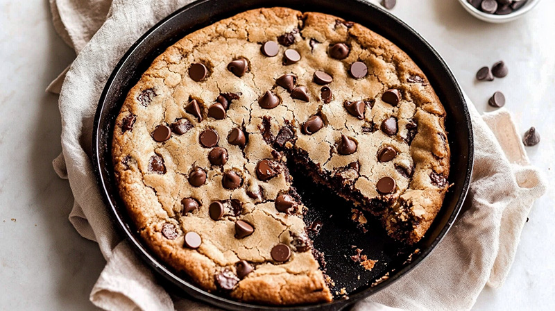 Giant Choco Chip Cookie Cake 9