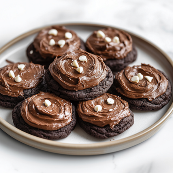 simple Christmas desserts: brownie cookies 