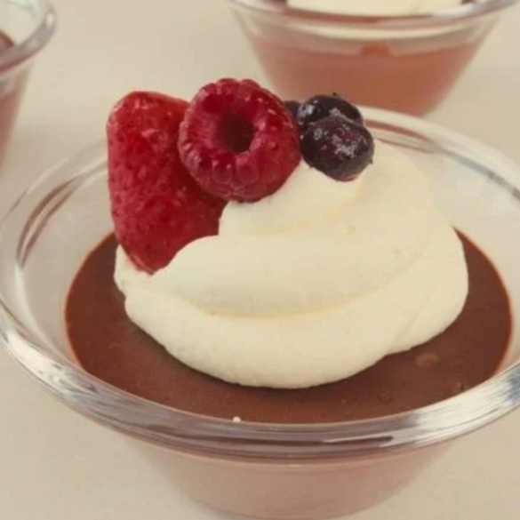 chocolate panna cotta