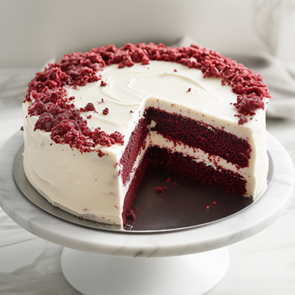 red velvet christmas cake