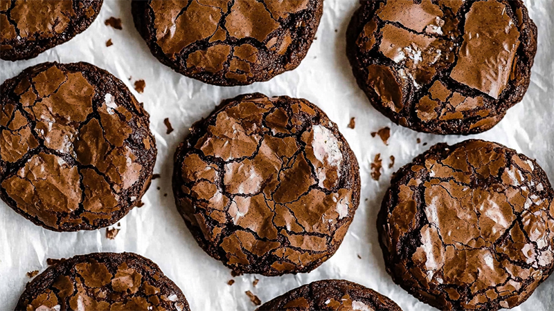 Fudgy Brownie Cookies 9