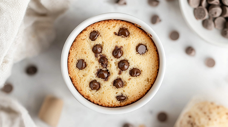 Microwave Chocolate Chip Cookie Cup 5
